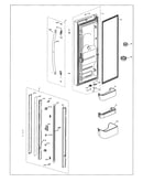 Left refrigerator door