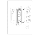 Samsung RF18HFENBSR/US-00 right refrigerator door diagram