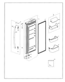 Right refrigerator door