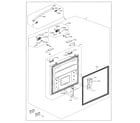 Samsung RF18HFENBSR/US-00 freezer door diagram