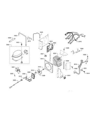 Compressor/motor/control board