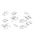 Crisper pans/shelves