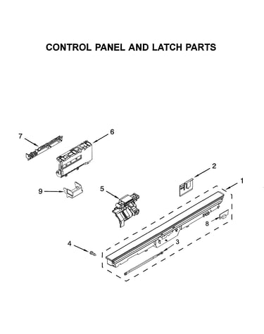 Control panel/latch