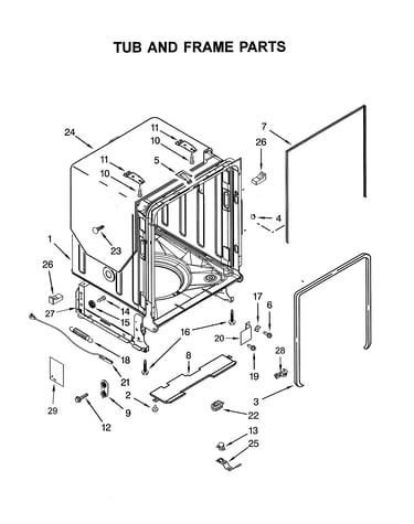 Tub & frame