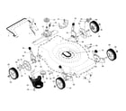 Craftsman 944364702 drive control/gear box/wheels diagram