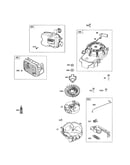 Muffler/starter-rewind/flywheel