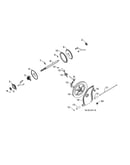 Pulley/friction swing plate