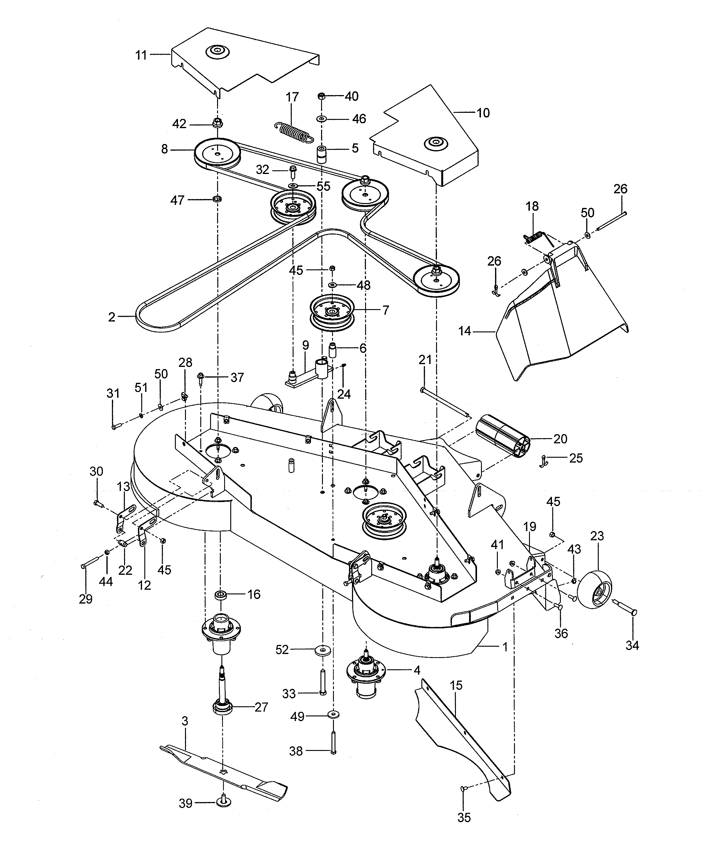 MOWER DECK/CUTTING DECK