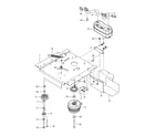 Husqvarna 967271501-00 engine mounting/guards/muffler diagram
