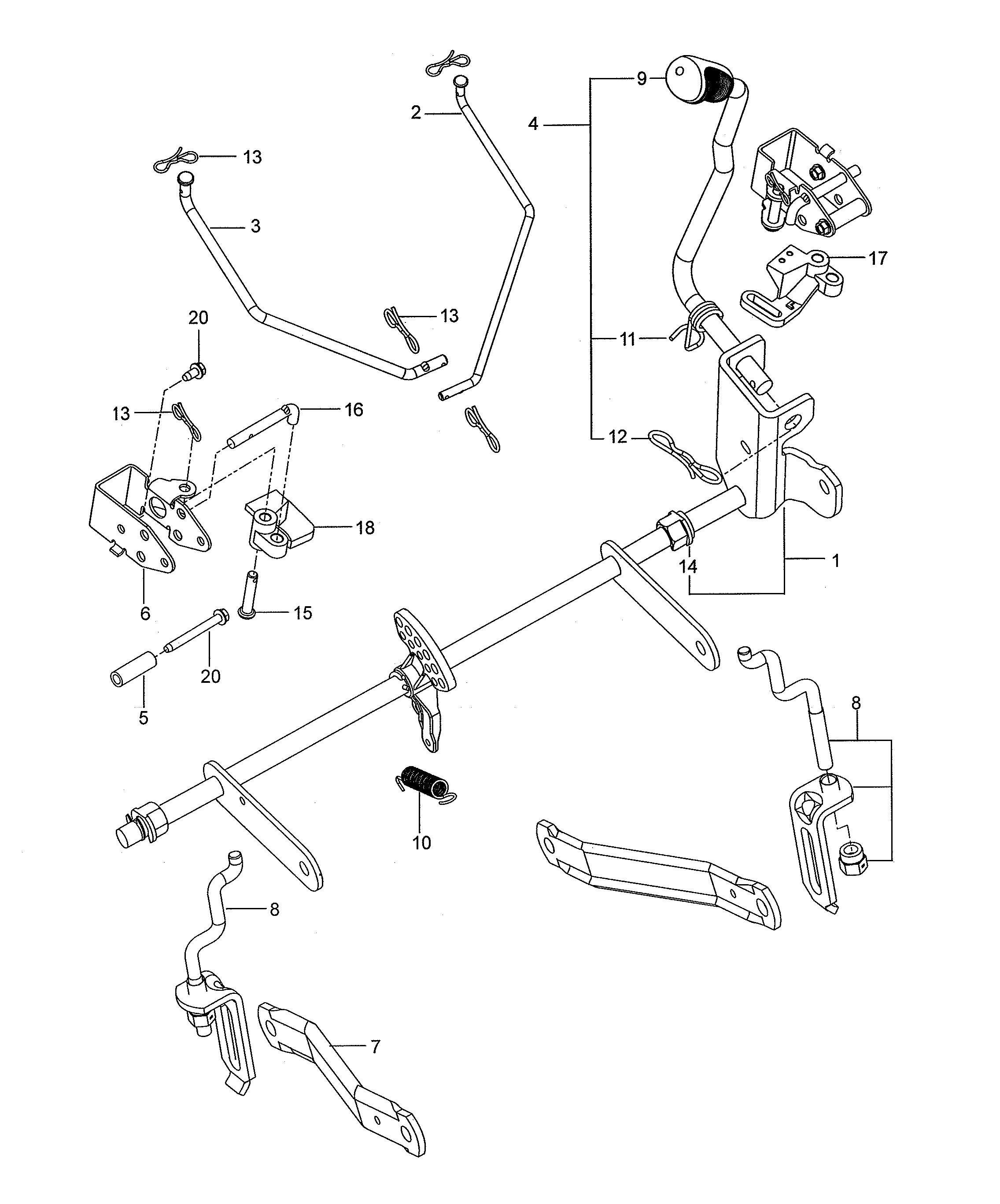 Brake/lift