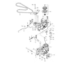 Husqvarna Z246-967271501-00 hydraulic pump-motor diagram