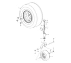 Husqvarna Z246-967271501-00 wheels & tires diagram