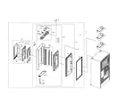 Samsung RF28N9780SR/AA-00 right refrigerator door diagram