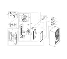 Samsung RF28N9780SR/AA-00 left refrigerator door diagram