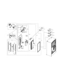 Left refrigerator door