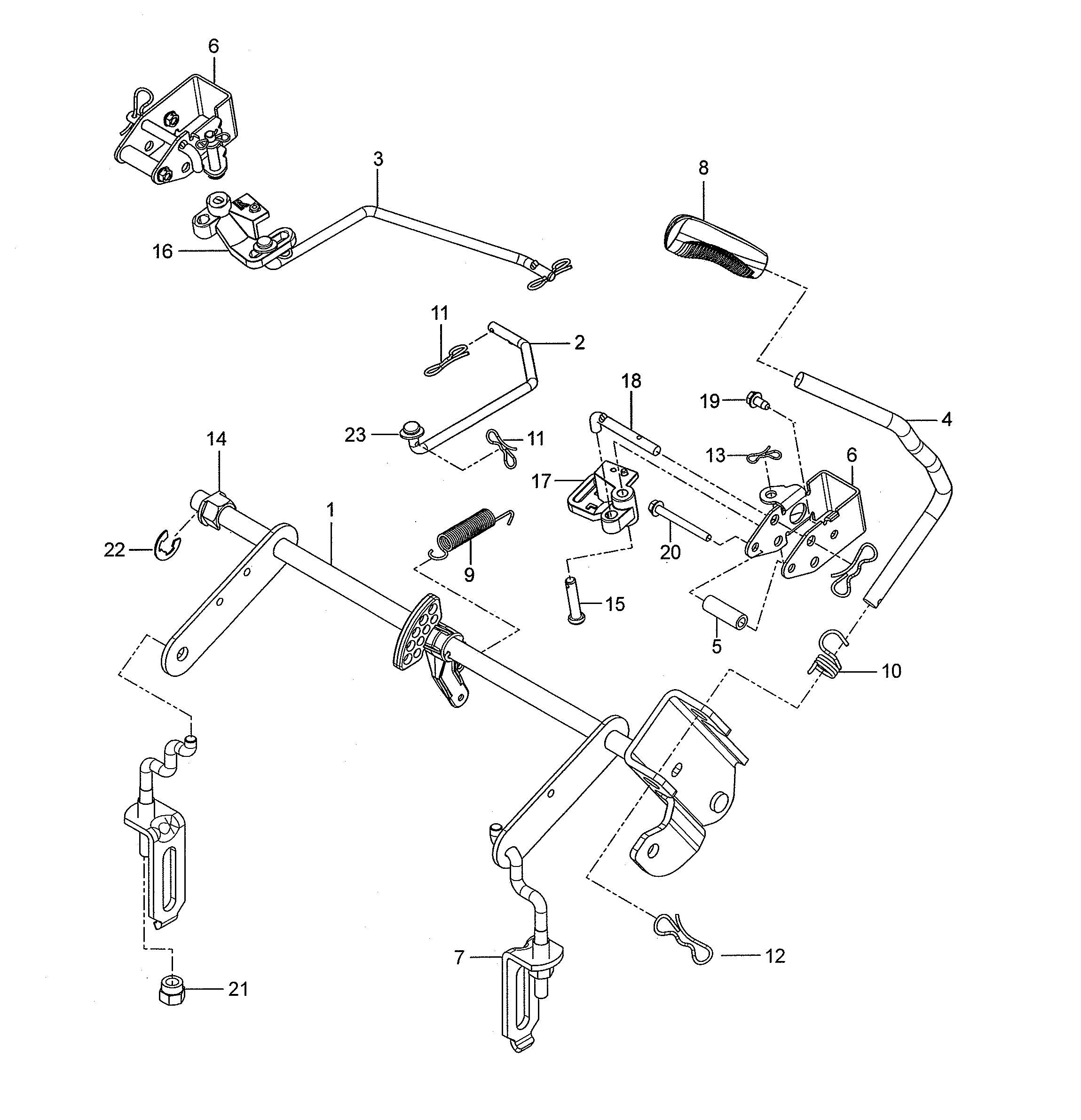 Brake/lift