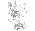 Husqvarna Z254F-967844901-00 hydraulic pump-motor diagram