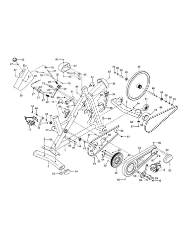 Base/wheel/belts