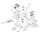 Proform 831238950 uprights/pedals/console diagram