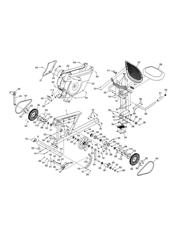 Base/pulleys/backrest