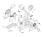 Proform 831239353 console/uprights/pulleys diagram
