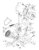 Left upright & pedal/console/base