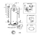 State GS650HBRT301 gas water heater diagram