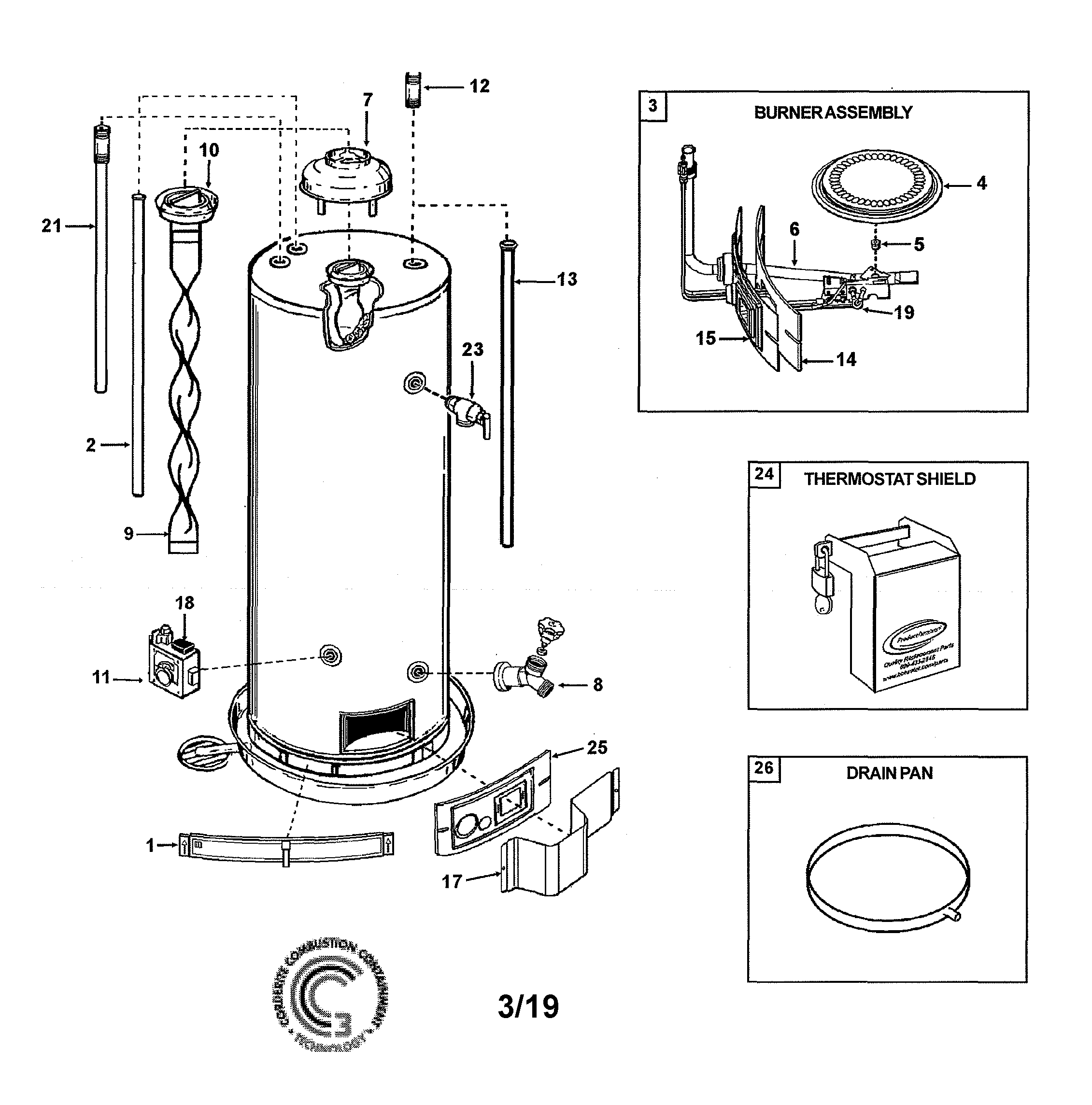 Gas water heater