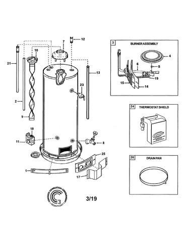 Gas water heater