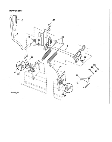 Mower lift