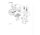 Husqvarna LGT54DXL-96043026100 seat assembly diagram