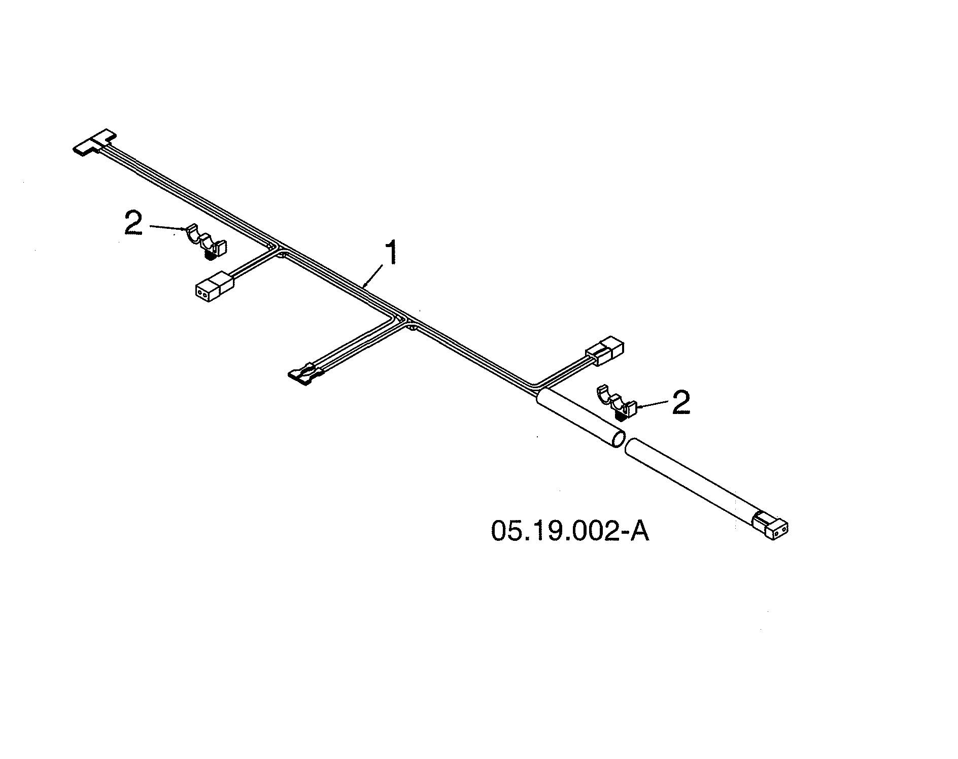 Lights wire harness