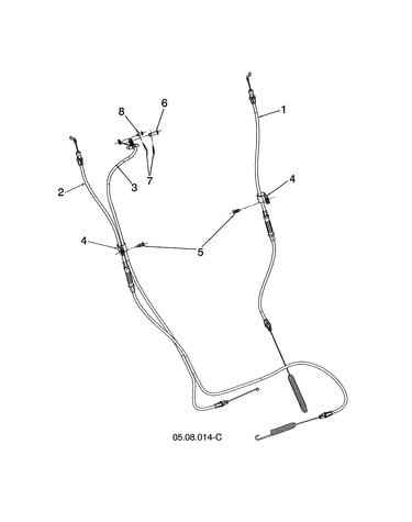 Control drive & auger cables