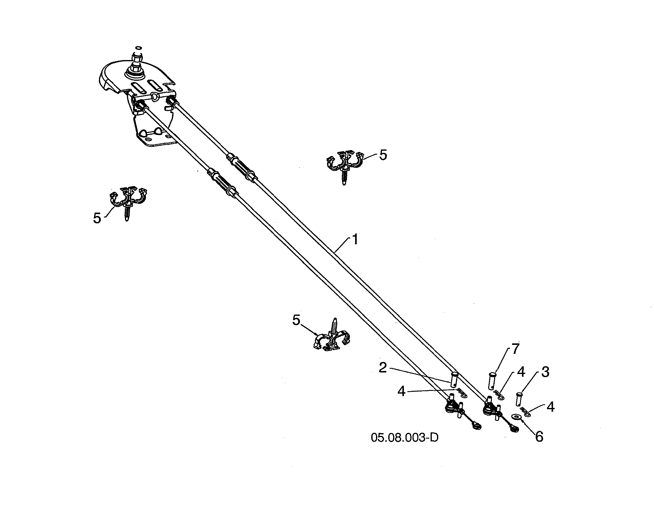 Rotator cable