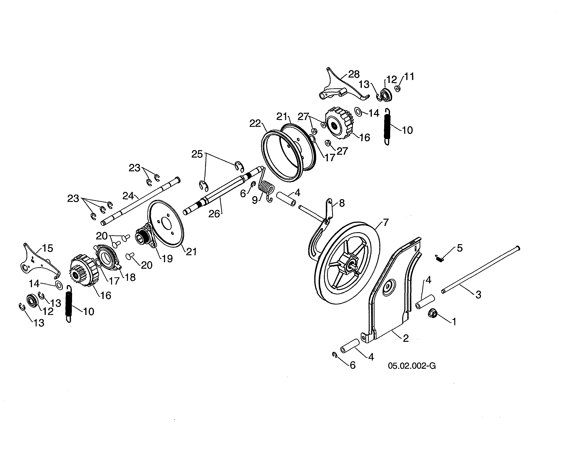 Friction disc combo pulley