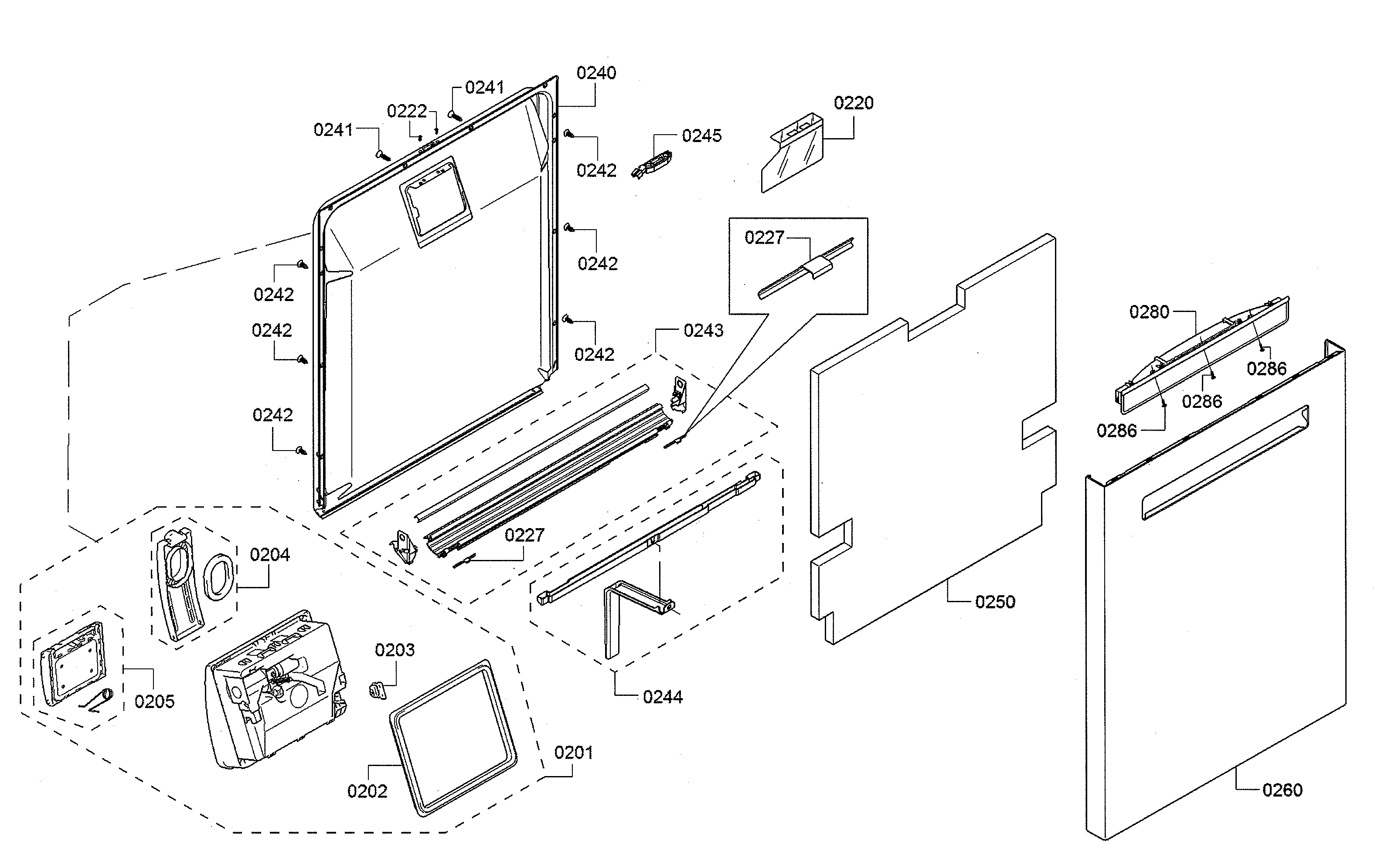 Door/dispenser