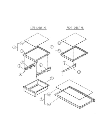 Glass shelf