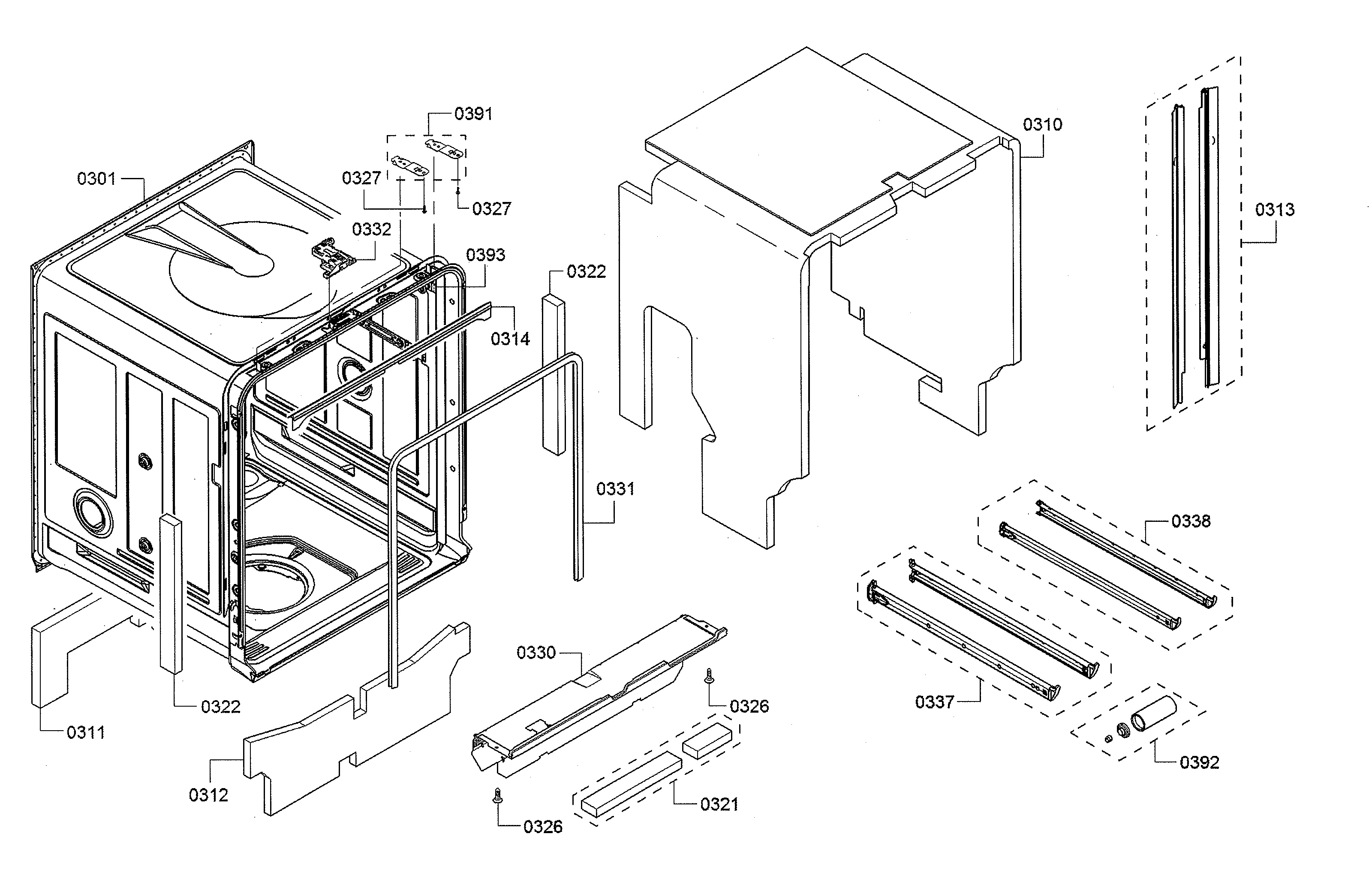 Tub/trim