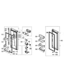 Ref door & handles