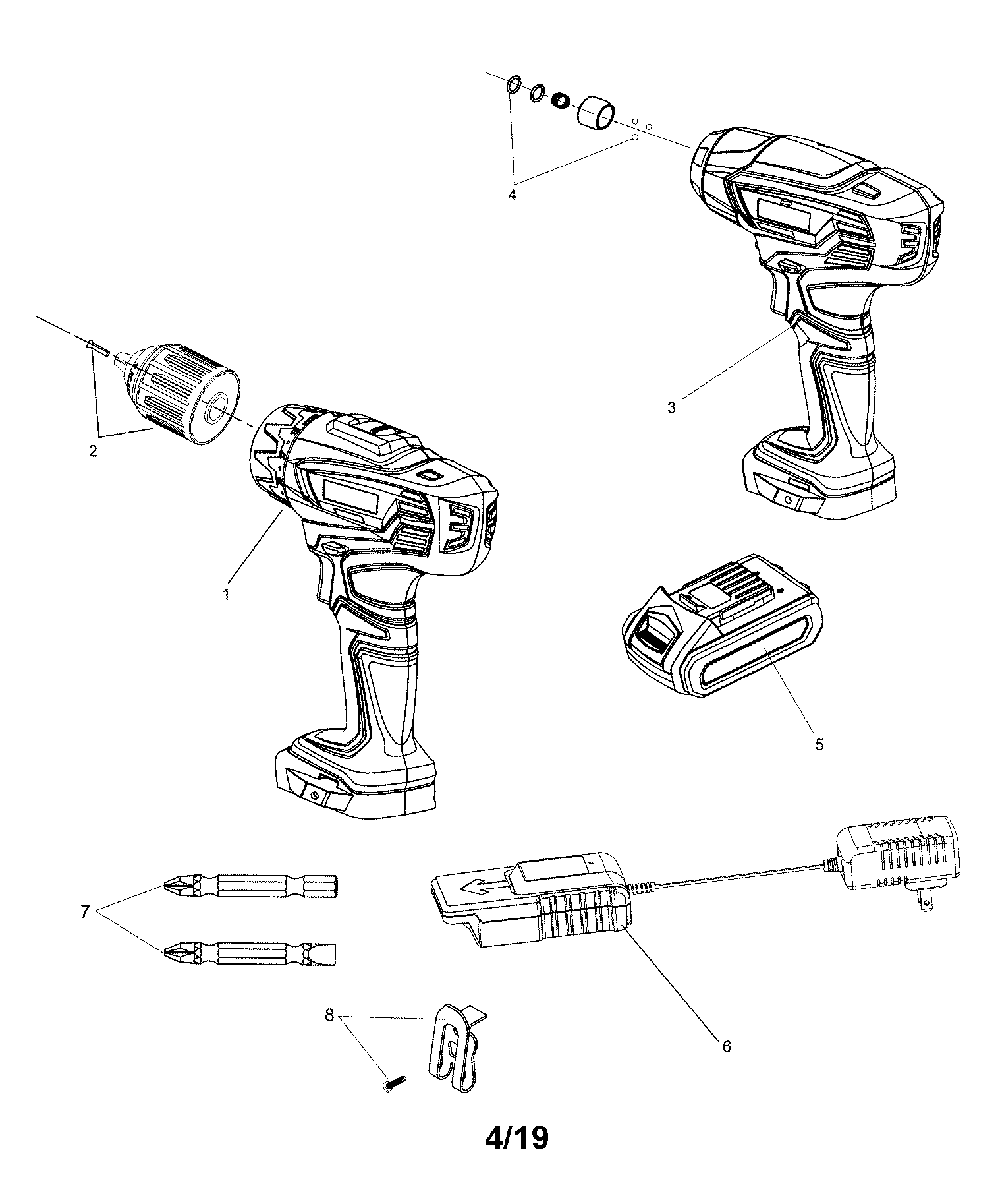 Cordless drill