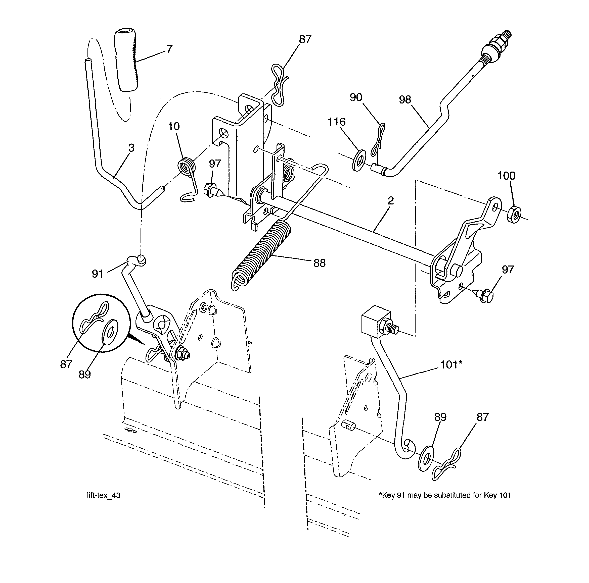 Mower lift