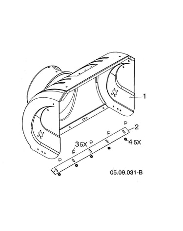 Auger housing