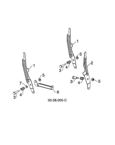 Speed & chute levers