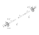 Husqvarna 96193009703 axle/gears diagram