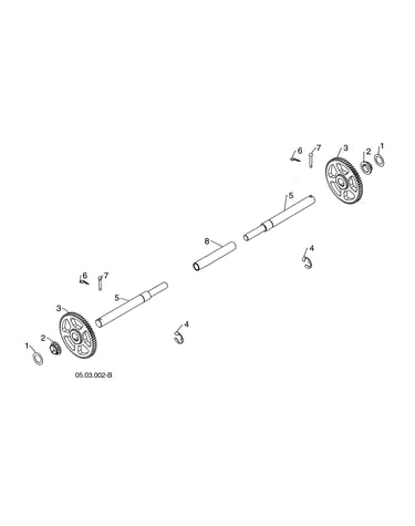 Axle/gears