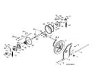 Husqvarna ST227P-96193009703 friction disc/gears diagram