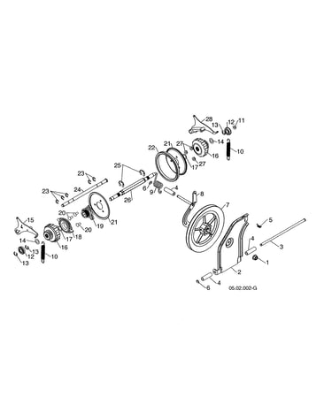 Friction disc/gears