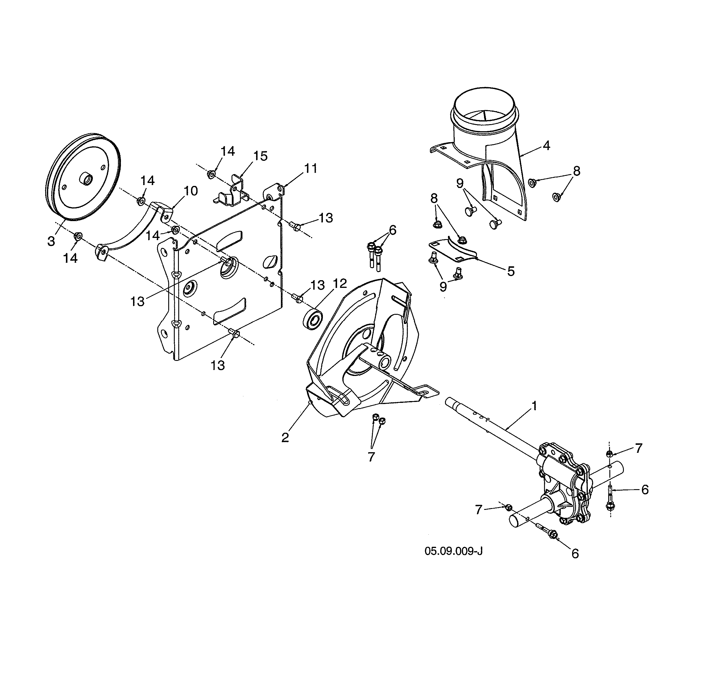 Gearbox/impeller