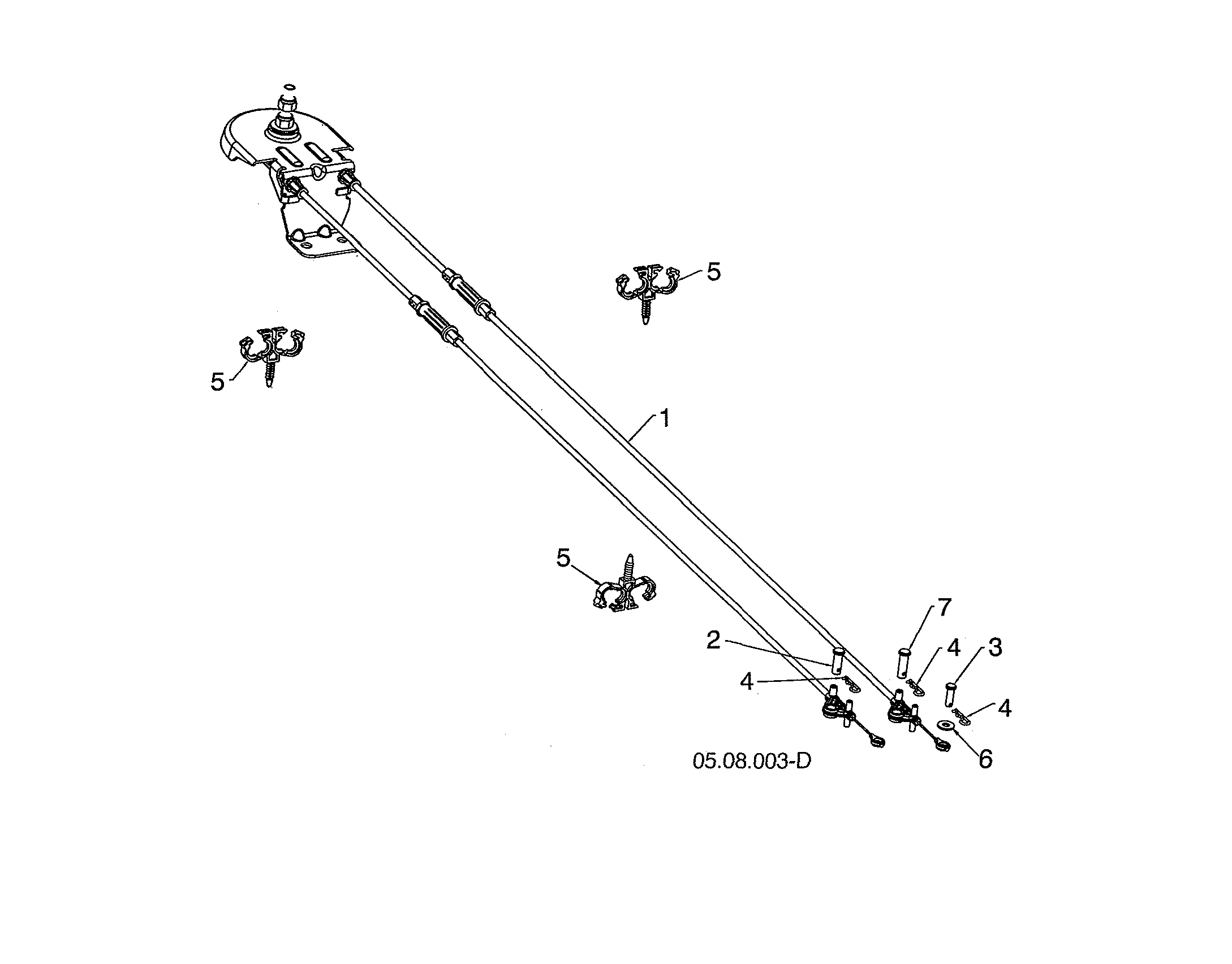 Rotator cable