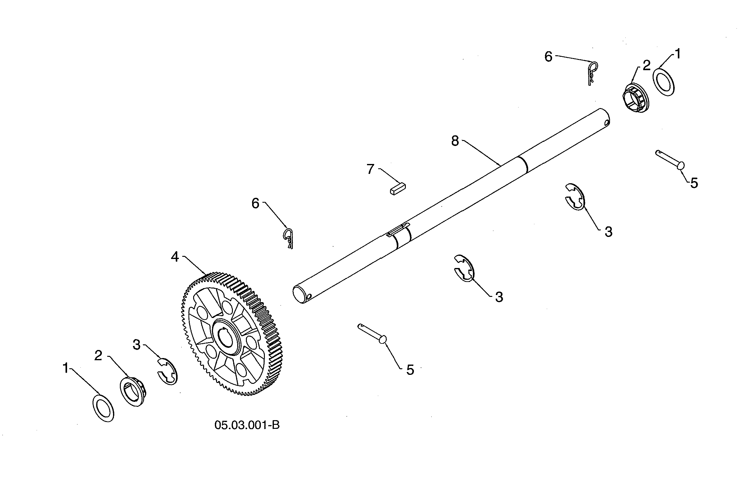 Axle/gear